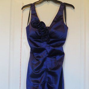 Blue formal short dress